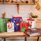 12 Pack Christmas Paper Gift Bags Assorted Sizes with Tissue Paper, Christmas Treat Gift Bags Bulk with Handles, Christmas Goodie Bags for Kids Gifts, Xmas Gift Bags Party Favors